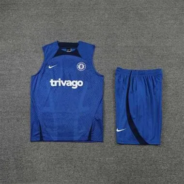 22-23 Chelsea vest training suit kit Diamond Blue