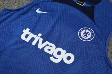 22-23 Chelsea vest training suit kit Diamond Blue