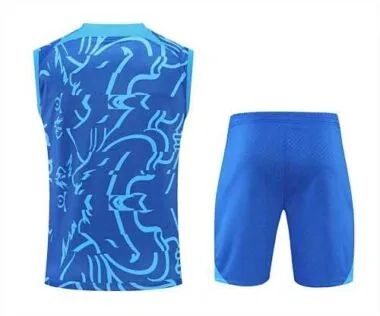 22-23 Chelsea vest training suit kit Blue Camo