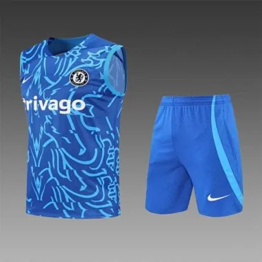 22-23 Chelsea vest training suit kit Blue Camo