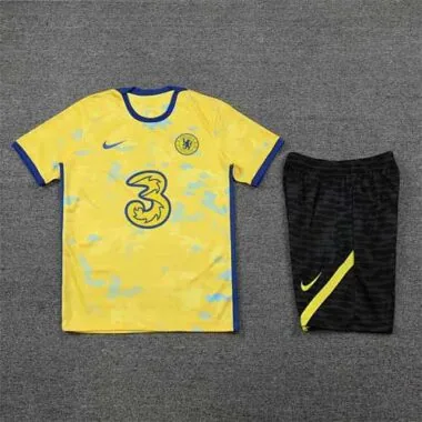 22-23 Chelsea Training Suit Short Sleeve Kit Yellow
