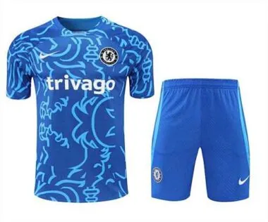 22-23 Chelsea training suit Short Sleeve kit Blue Camo
