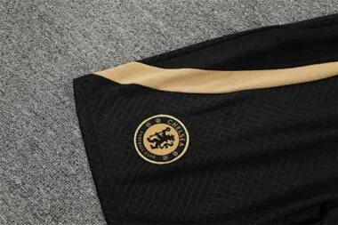 22-23 Chelsea training suit short sleeve kit black