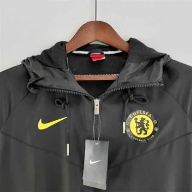 Giacca a vento Chelsea nera 22-23