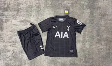 25-26 Tottenham Away Kids Kit Soccer