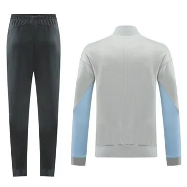 24-25 Tottenham Grey Tracksuit Long Jacket Suits