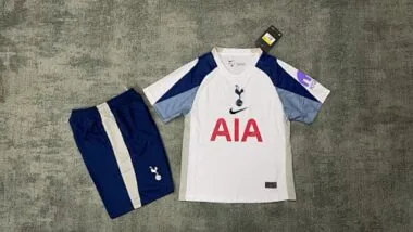 25-26 Tottenham Home Kids Kit Soccer
