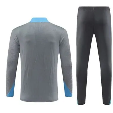 23-24 Tottenham Long Sleeve Grey Training Suits Soccer Jerseys