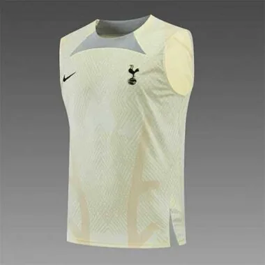 22-23 Tottenham Hotspur vest training suit kit Light Yellow