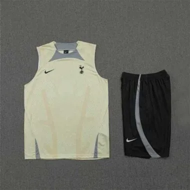 22-23 Tottenham Hotspur vest training suit kit Light Yellow