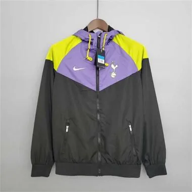 21-22 Tottenham Hotspur purple-black windbreaker
