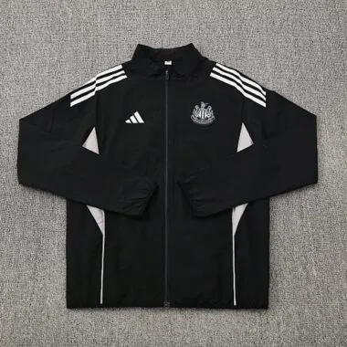 25-26 Newcastle black windbreaker Soccer T-Shirt