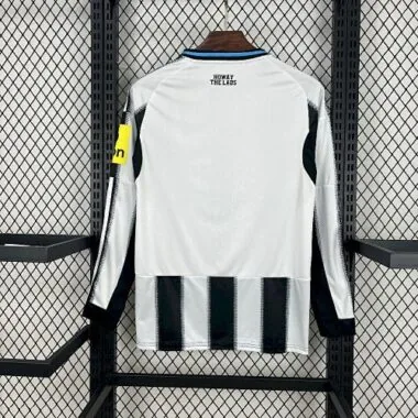 25-26 Newcastle Home Long Sleeves Kit Soccer T-Shirt