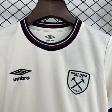 25-26 West Ham United away Kids Kit Soccer T-Shirt