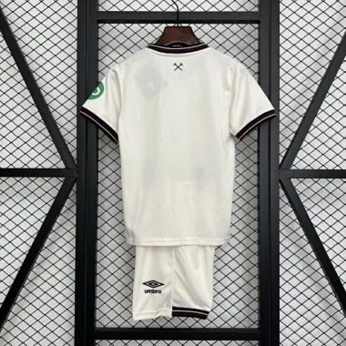 25-26 West Ham United away Kids Kit Soccer T-Shirt