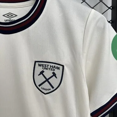 25-26 West Ham United away Kids Kit Soccer T-Shirt