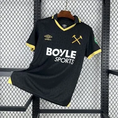 25-26 West Ham Black Special Edition Kit Soccer T-Shirt