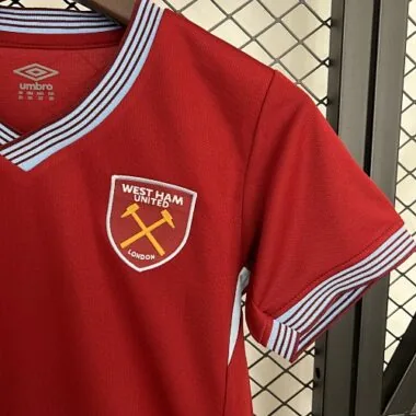 25-26 West ham United Home Kids Kit Soccer T-Shirt