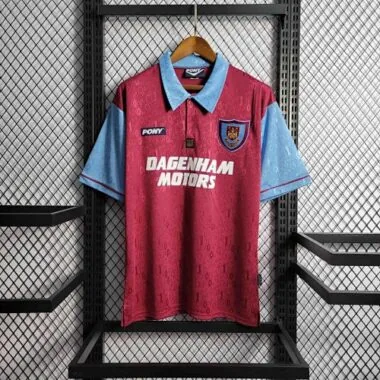 95-97 West Ham Home Retro Kit Vintage Shirt Sport