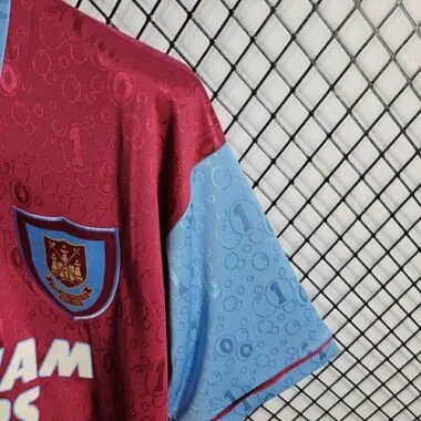 95-97 West Ham Home Retro Kit Vintage Shirt Sport