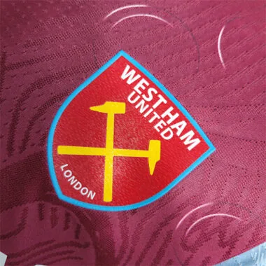 Camisolas de futebol do West Ham para jogos em casa, versões para jogadores, tamanhos S-XXL, 23-24