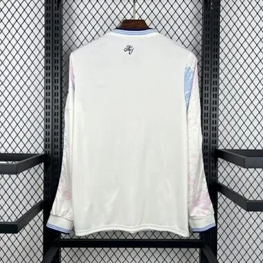 Camisola de futebol de manga comprida do Aston Villa (terceiro equipamento) 25-26