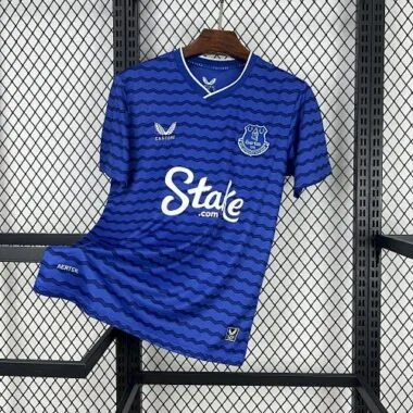 25-26 Everton Home Shirt Football Apparels Joy