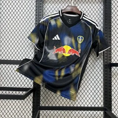 25-26 Leeds United Second Away Kit Soccer T-Shirt AAAAJersey Supply Yupoo