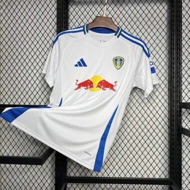 24-25 Leeds United Home Kit Football Apparels Sport