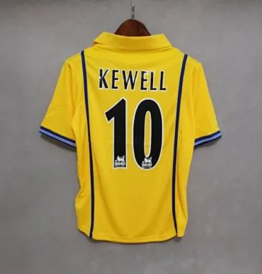 00-01 Leeds United, divisa da trasferta gialla