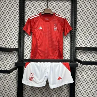 24-25 Nottingham Forest Home Kid Kits Youth Apparels Football AAAAJersey Yupoo
