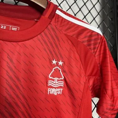 24-25 Nottingham Forest Home Kid Kits Youth Apparels Football