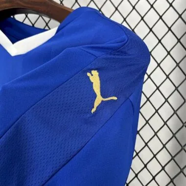 15-16 Leicester City Home Blue Kit Retro Soccer