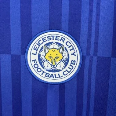 16-17 Leicester City Home Blue Kit Retro Soccer