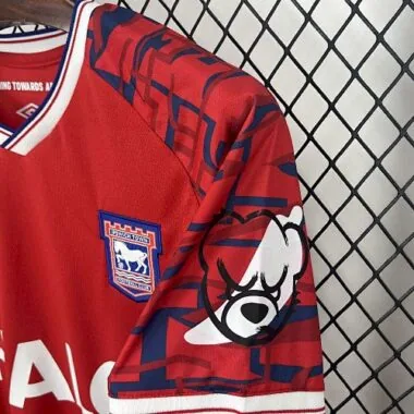 25-26 Ipswich Away Kit Soccer T-Shirt