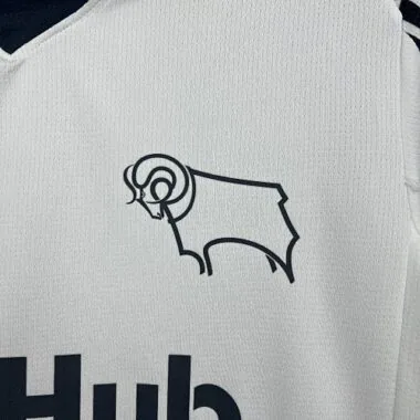 25-26 Derby County Home Kit Soccer T-Shirt