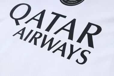 26-27 PSG White Training Kit Soccer T-Shirt