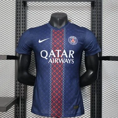 25-26 PSG Home Kit Player Version Soccer