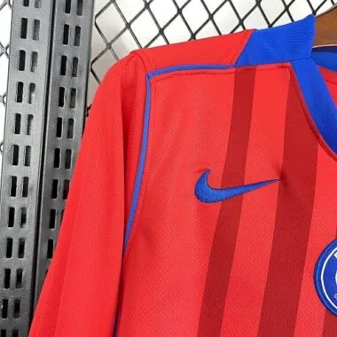 25-26 PSG Third Long Sleeves Kit Soccer T-Shirt
