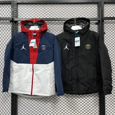 25-26 PSG Black hardshell jacket Soccer T-Shirt