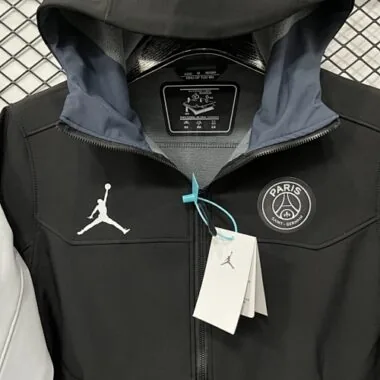 25-26 PSG Jackets Black Kit Soccer T-Shirt