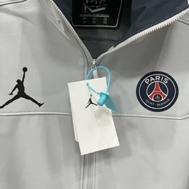 25-26 PSG Gray Jackets Kit Soccer T-Shirt
