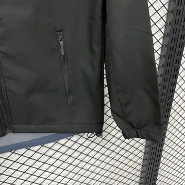 25-26 PSG Black Jackets Kit Soccer T-Shirt