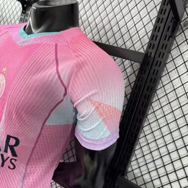 25–26 PSG Pink Special Edition Trikot – Spieler-Version – Fußball-T-Shirt