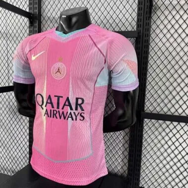25–26 PSG Pink Special Edition Trikot – Spieler-Version – Fußball-T-Shirt