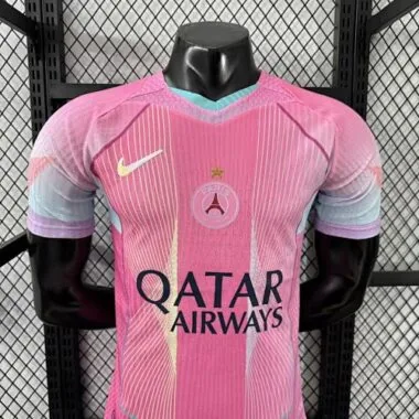 25–26 PSG Pink Special Edition Trikot – Spieler-Version – Fußball-T-Shirt