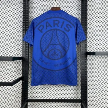 25-26 PSG Pre-Match Blue Shirt Football Uniform