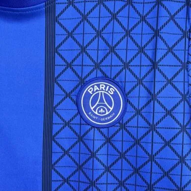 25-26 PSG Pre-Match Blue Shirt Football Uniform