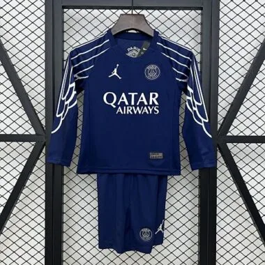 24-25 PSG Fourth Kid Long Sleeve Kits Youth Apparels