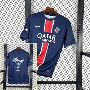 24-25 Sponsor PSG Home Kit Soccer
